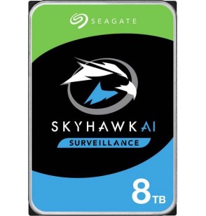 HDD | SEAGATE | SkyHawk | 8TB | SATA 3.0 | 256 MB | 7200 rpm | 3,5" | ST8000VE001