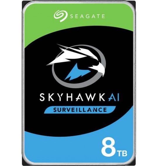 HDD | SEAGATE | SkyHawk | 8TB | SATA 3.0 | 256 MB | 7200 rpm | 3,5" | ST8000VE001