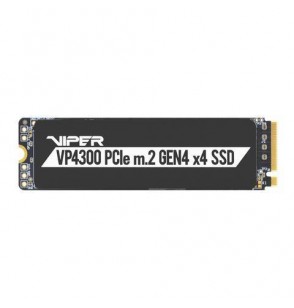 SSD | PATRIOT | Viper VP4300 | 2TB | M.2 | PCIE | NVMe | Write speed 6800 MBytes/sec | Read speed 7400 MBytes/sec | TBW 2000 TB | VP4300-2TBM28H