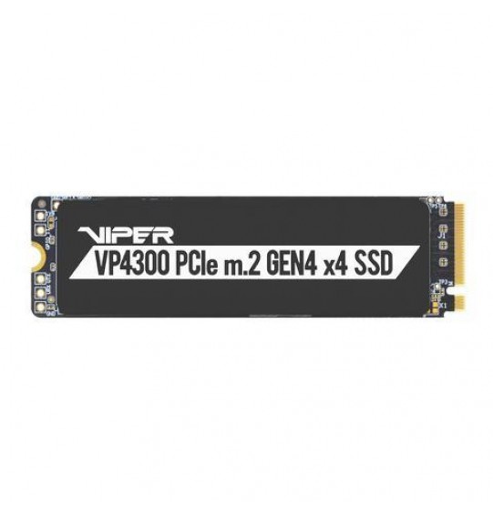 SSD | PATRIOT | Viper VP4300 | 1TB | M.2 | PCIE | NVMe | Write speed 5800 MBytes/sec | Read speed 7400 MBytes/sec | TBW 1000 TB | VP4300-1TBM28H