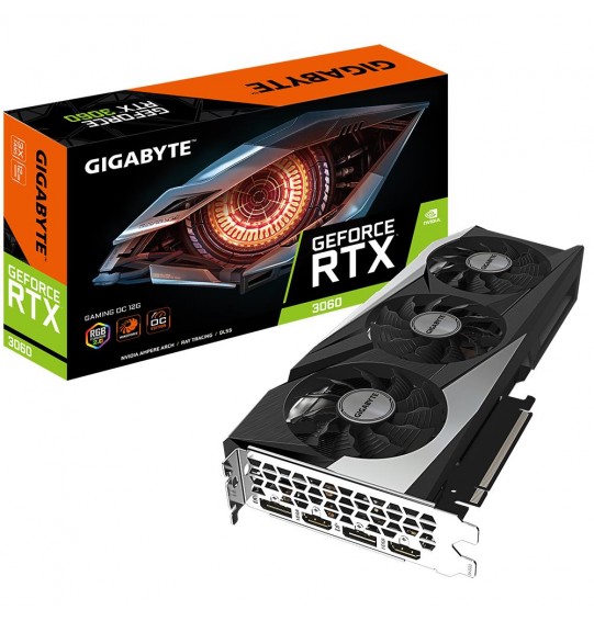 Graphics Card | GIGABYTE | NVIDIA GeForce RTX 3060 | 12 GB | 192 bit | PCIE 4.0 16x | GDDR6 | Memory 15000 MHz | GPU 1837 MHz | 2xHDMI | 2xDisplayPort | N3060GAMINGOC-12GD2.0