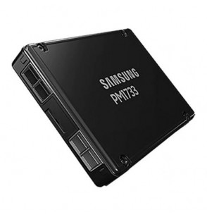 SSD | SAMSUNG | SSD series PM1733 | 7.68TB | PCIe Gen4 | NVMe | Write speed 3800 MBytes/sec | Read speed 7000 MBytes/sec | Form Factor 2,5" | MZWLJ7T6HALA-00007