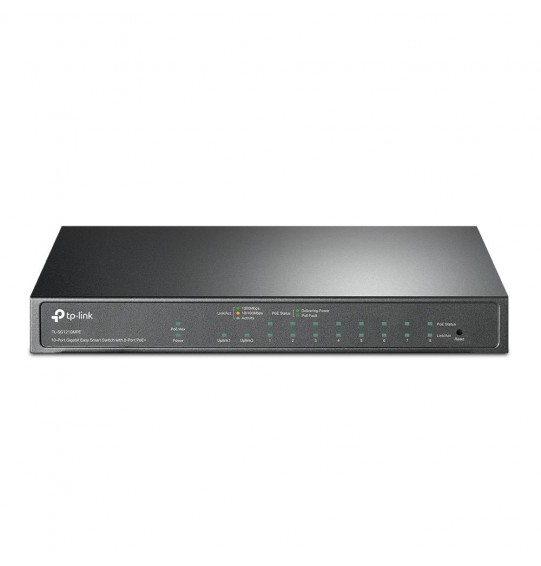 Switch | TP-LINK | TL-SG1210MPE | Desktop/pedestal | 9x10Base-T / 100Base-TX / 1000Base-T | 1x10/100/1000BASE-T/SFP combo | PoE+ ports 8 | 123 Watts | TL-SG1210MPE