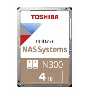 HDD | TOSHIBA | N300 | 4TB | SATA | 256 MB | 7200 rpm | 3,5" | HDWG440UZSVA