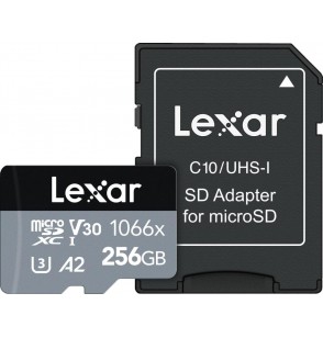 MEMORY MICRO SDXC 256GB UHS-I/W/A LMS1066256G-BNANG LEXAR