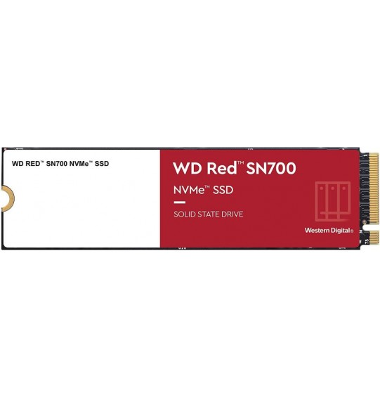 SSD | WESTERN DIGITAL | Red SN700 | 500GB | M.2 | PCIE | NVMe | Write speed 2600 MBytes/sec | Read speed 3430 MBytes/sec | WDS500G1R0C