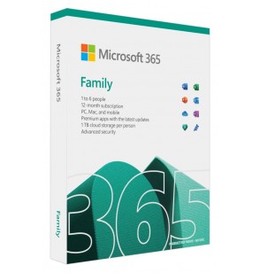 SW RET MICROSOFT 365 FAMILY/ENG P8 6GQ-01556 MS