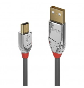 CABLE USB2 A TO MINI-B 2M/CROMO 36632 LINDY