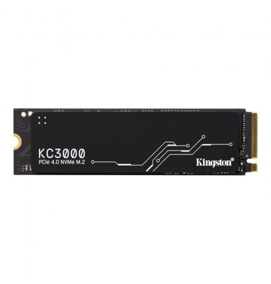 SSD | KINGSTON | KC3000 | 512GB | M.2 | NVMe | 3D TLC | Write speed 3900 MBytes/sec | Read speed 7000 MBytes/sec | TBW 400 TB | MTBF 1800000 hours | SKC3000S/512G