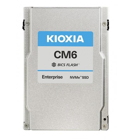 SSD | TOSHIBA | 6.4TB | NVMe | NAND flash technology TLC | Write speed 4000 MBytes/sec | Read speed 6900 MBytes/sec | Form Factor U.3 | MTBF 2500000 hours | KCM61VUL6T40