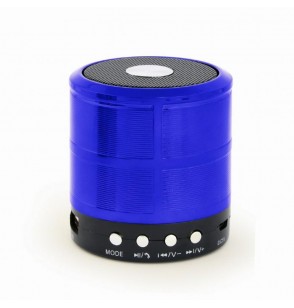 Portable Speaker | GEMBIRD | Blue | Portable/Wireless | 1xMicro-USB | 1xStereo jack 3.5mm | 1xMicroSD Card Slot | Bluetooth | SPK-BT-08-B