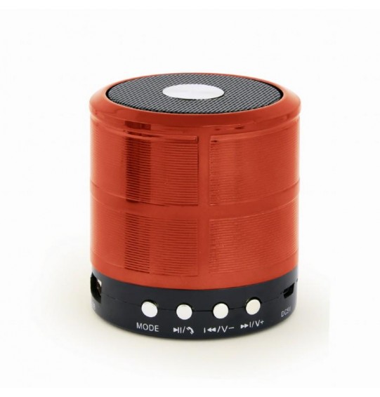 Portable Speaker | GEMBIRD | Red | Portable/Wireless | 1xMicro-USB | 1xStereo jack 3.5mm | 1xMicroSD Card Slot | Bluetooth | SPK-BT-08-R