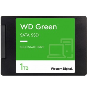 SSD | WESTERN DIGITAL | Green | 1TB | SATA 3.0 | SLC | Read speed 545 MBytes/sec | 2,5" | MTBF 1000000 hours | WDS100T3G0A