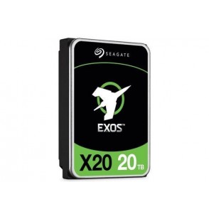 HDD | SEAGATE | Exos X20 | 20TB | SAS | 256 MB | 7200 rpm | 3,5" | MTBF 2500000 hours | ST20000NM002D