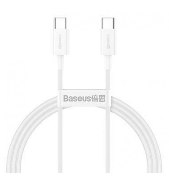 CABLE USB-C TO USB-C 2M/WHITE CATYS-C02 BASEUS
