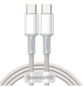 CABLE USB-C TO USB-C 1M/WHITE CATGD-02 BASEUS
