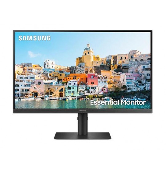 LCD Monitor | SAMSUNG | S4U | 24" | Panel IPS | 1920x1080 | 16:9 | 75Hz | 5 ms | Swivel | Pivot | Height adjustable | Tilt | Colour Black | LS24A400UJUXEN