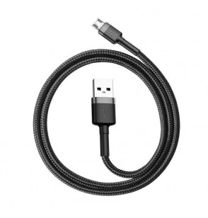 CABLE MICROUSB TO USB 2M/GRAY/BLACK CAMKLF-CG1 BASEUS