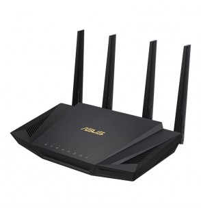 Wireless Router | ASUS | Wireless Router | 3000 Mbps | USB 3.1 | 1 WAN | 4x10/100/1000M | Number of antennas 4 | RT-AX58UV2