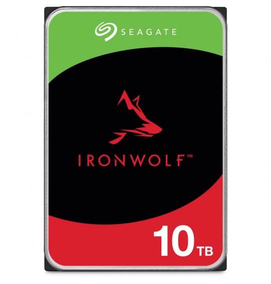 HDD | SEAGATE | IronWolf | 10TB | SATA 3.0 | 256 MB | 7200 rpm | 3,5" | ST10000VN000