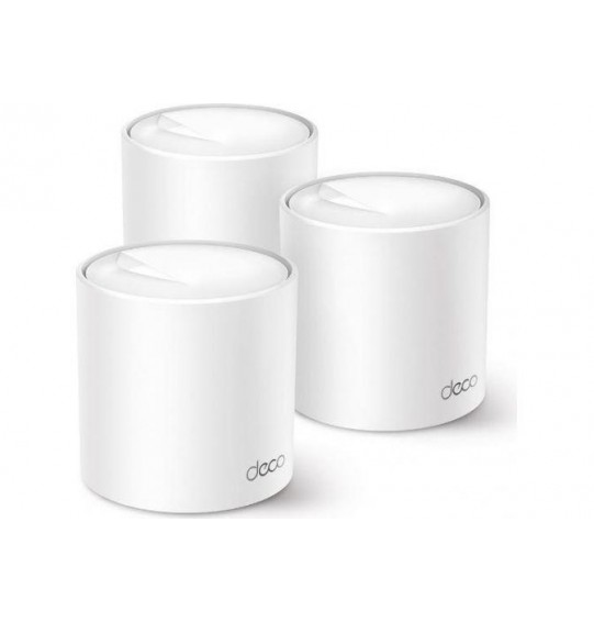 Wireless Router | TP-LINK | Wireless Router | 3-pack | 2900 Mbps | Mesh | Wi-Fi 6 | 3x10/100/1000M | Number of antennas 2 | DECOX50(3-PACK)