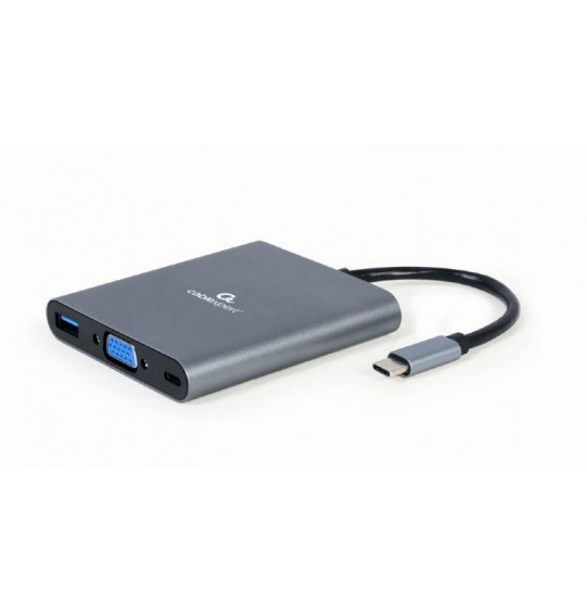 I/O ADAPTER USB-C TO HDMI/USB3/6IN1 A-CM-COMBO6-01 GEMBIRD