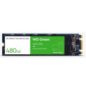 SSD | WESTERN DIGITAL | Green | 480GB | M.2 | SATA 3.0 | Read speed 545 MBytes/sec | 1.5mm | MTBF 1000000 hours | WDS480G3G0B