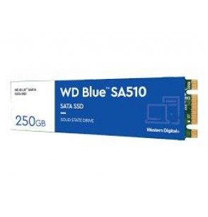 SSD | WESTERN DIGITAL | Blue SA510 | 250GB | M.2 | SATA 3.0 | Write speed 440 MBytes/sec | Read speed 555 MBytes/sec | 2.38mm | TBW 100 TB | MTBF 1750000 hours | WDS250G3B0B