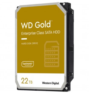 HDD | WESTERN DIGITAL | Gold | 22TB | SATA | 512 MB | 7200 rpm | 3,5" | WD221KRYZ