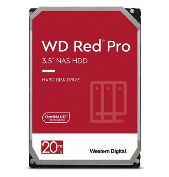 HDD | WESTERN DIGITAL | Red Pro | 20TB | SATA | 512 MB | 7200 rpm | 3,5" | WD201KFGX