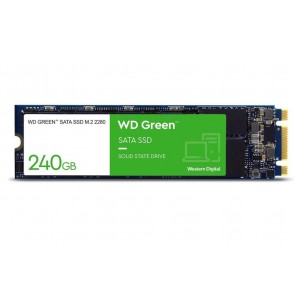 SSD | WESTERN DIGITAL | Green | 240GB | M.2 | SATA 3.0 | Read speed 545 MBytes/sec | 1.5mm | MTBF 1000000 hours | WDS240G3G0B