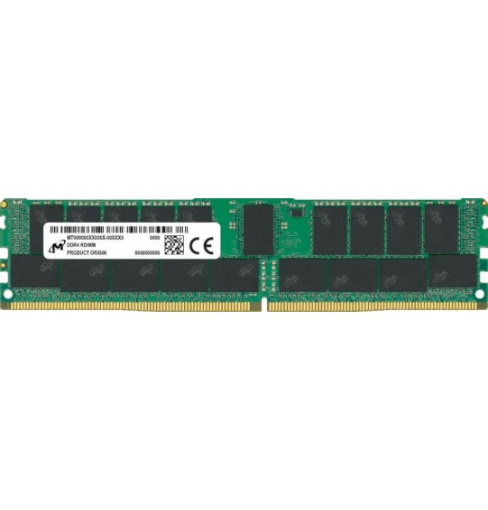 Server Memory Module | MICRON | DDR4 | 32GB | RDIMM/ECC | 3200 MHz | CL 22 | 1.2 V | MTA36ASF4G72PZ-3G2R