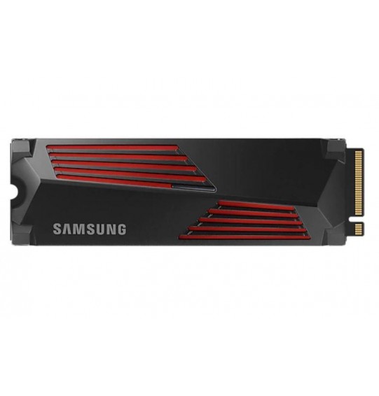 SSD | SAMSUNG | 990 PRO with Heatsink | 1TB | M.2 | PCIE | NVMe | MLC | Write speed 6900 MBytes/sec | Read speed 7450 MBytes/sec | 2.3mm | TBW 600 TB | MTBF 1500000 hours | MZ-V9P1T0CW