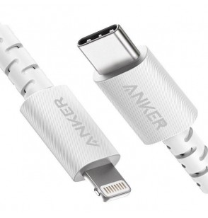 CABLE LIGHTNING TO USB-C 1.8M/WHITE A8618H21 ANKER
