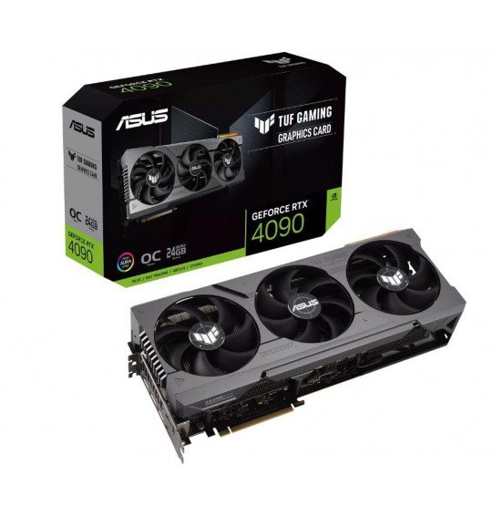 Graphics Card | ASUS | NVIDIA GeForce RTX 4090 | 24 GB | GDDR6X | 384 bit | PCIE 4.0 16x | 2xHDMI | 3xDisplayPort | TUF-RTX4090-O24G-GAMING