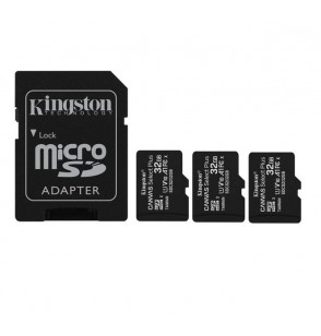 MEMORY MICRO SDHC 32GB UHS-I/3PACK SDCS2/32GB-3P1A KINGSTON