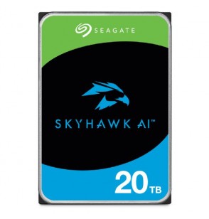 HDD | SEAGATE | SkyHawk AI | 20TB | SATA 3.0 | 256 MB | 7200 rpm | Discs/Heads 10/20 | 3,5" | ST20000VE002