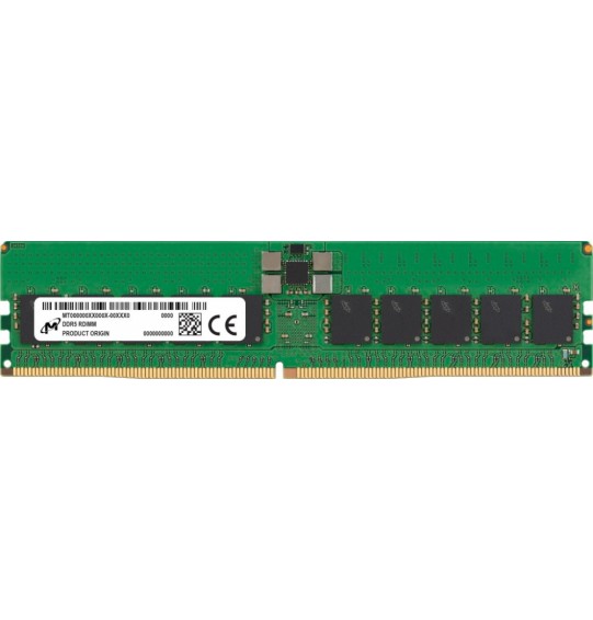 Server Memory Module | MICRON | DDR5 | 32GB | RDIMM | 4800 MHz | CL 40 | 1.1 V | MTC20F2085S1RC48BA1R