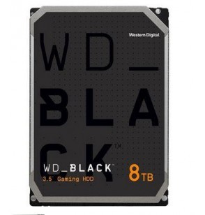 HDD | WESTERN DIGITAL | Black | 8TB | SATA | 128 MB | 7200 rpm | 3,5" | WD8002FZWX