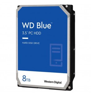 HDD | WESTERN DIGITAL | Blue | 8TB | SATA | 128 MB | 5640 rpm | 3,5" | WD80EAZZ