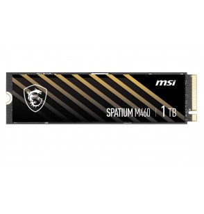 SSD | MSI | SPATIUM M460 | 1TB | M.2 | PCIE | NVMe | 3D NAND | Write speed 4500 MBytes/sec | Read speed 5000 MBytes/sec | MTBF 1500000 hours | S78-440L930-P83