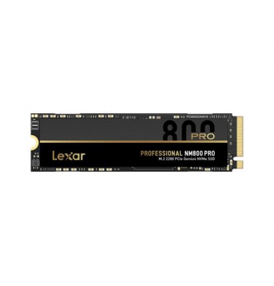 SSD | LEXAR | NM800PRO | 1TB | M.2 | PCIe Gen4 | NVMe | Write speed 6300 MBytes/sec | Read speed 7500 MBytes/sec | MTBF 1500000 hours | LNM800P001T-RNNNG