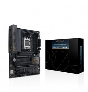 Mainboard | ASUS | AMD B650 | SAM5 | ATX | Memory DDR5 | Memory slots 4 | 1xPCI-Express 4.0 1x | 3xPCI-Express 4.0 16x | 3xM.2 | 1xHDMI | 1xDisplayPort | 2xUSB 2.0 | 3xUSB 3.2 | 2xUSB-C | 1xOptical S/PDIF | 2xRJ45 | 5xAudio port | PROARTB650-CREATOR