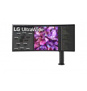 LCD Monitor | LG | 38" | Curved/21 : 9 | Panel IPS | 3840x1600 | 21:9 | 60Hz | Matte | 5 ms | Speakers | Swivel | Height adjustable | Tilt | Colour Black / White | 38WQ88C-W