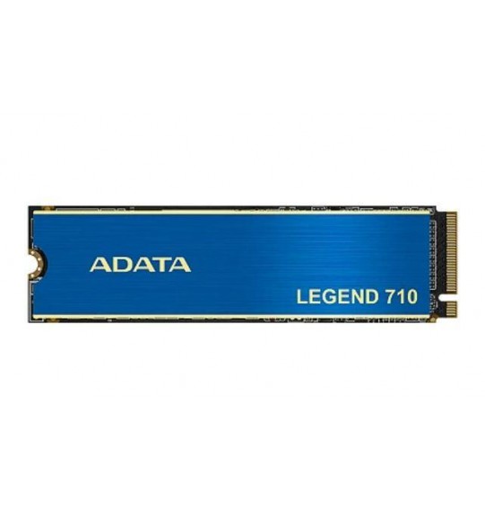 SSD | ADATA | LEGEND 710 | 256GB | M.2 | PCIE | NVMe | 3D NAND | Write speed 1000 MBytes/sec | Read speed 2100 MBytes/sec | TBW 65 TB | MTBF 1500000 hours | ALEG-710-256GCS