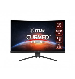 LCD Monitor | MSI | G322CQP | 31.5" | Gaming/Curved | Panel VA | 2560x1440 | 16:9 | 170Hz | Matte | 1 ms | Height adjustable | Tilt | Colour Black | G322CQP