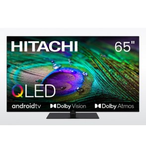 TV Set | HITACHI | 65" | 4K/Smart | QLED | 3840x2160 | Wireless LAN | Bluetooth | Android | 65HAQ6460
