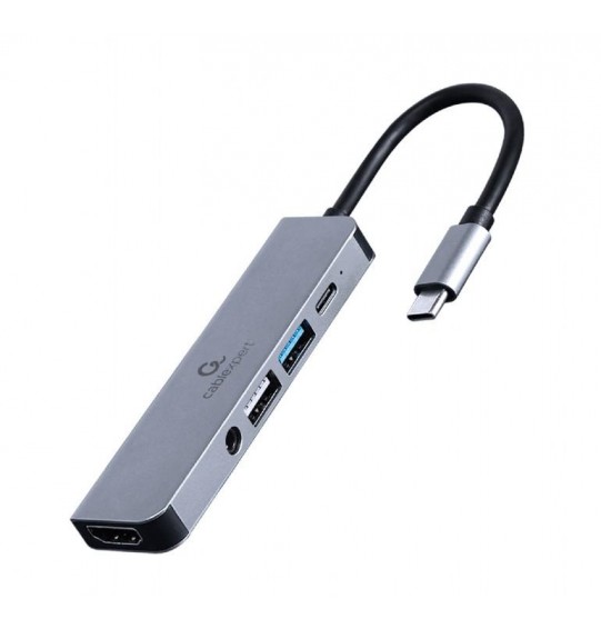 I/O ADAPTER USB-C TO HDMI/USB3/5IN1 A-CM-COMBO5-02 GEMBIRD