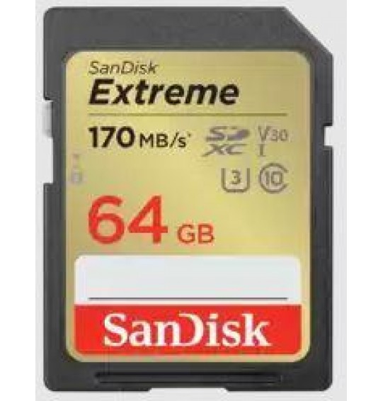 MEMORY SDXC 64GB UHS-1/SDSDXV2-064G-GNCIN SANDISK