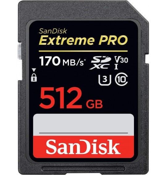 MEMORY SDXC 512GB UHS-1/SDSDXXD-512G-GN4IN SANDISK